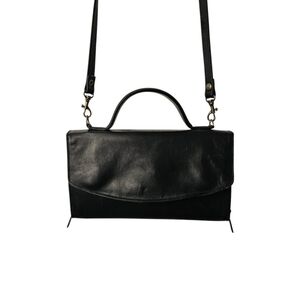 Derek Alexander Genuine Leather Shoulder Bag with Massive Card Slot